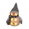 A decorative snowman figure with LED lights. Produktbild-Vorschau