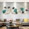 Kreative 3D-Wandskulptur eines Ginkgo biloba aus Metall, Produktbild-Vorschau 3