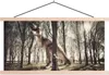 MuchoWow® Textilposter Dinosaurier - Wald - Baum 120x60 cm Produktbild-Vorschau 1