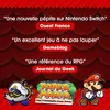 Marketing image for Paper Mario: The Thousand-Year Door on Nintendo Switch, featuring quotes from reviews and characters from the game. Produktbild-Vorschau