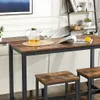 Ciemnobrązowy kuchenny stół barowy BEGRYF 120x60x90 Podgląd zdjęcia produktu 6