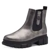 s.Oliver Damen Stiefelette Plateau Chelsea Boot Matt Lack Produktbild-Vorschau 3