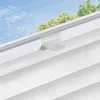 Klemmfix Plissee Weiß 120x110cm Sichtschutz für Fenster Produktbild-Vorschau 4