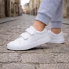 Kinder Kunstleder Sneaker Klettverschluss Freizeitschuhe Produktbild-Vorschau 6