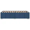 vidaXL Rám postele bez matrace modrý 90x200 cm látka Náhled obrázku produktu 5