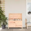 vidaXL Zahradní truhla 99x50x56,5 cm z jedlového masivu Náhled obrázku produktu 2