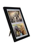 A black digital photo frame displaying two images of elephants. Náhľad obrázku produktu