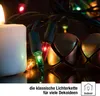 Lichterkette innen 100 bunte Lichter, beleuchtet 14,85m, Produktbild-Vorschau 8