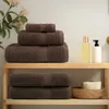 vidaXL Premium Badetücher SOLUND 4 Stk. Braun 100x150 cm Produktbild-Vorschau 2
