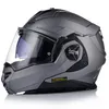 LS2 FF901 Advant X Solid, casco ribaltabile, titanio opaco, Anteprima dell’immagine prodotto 2