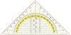 Stylex 37020, Dreieck, Transparent, Kunststoff, 160 mm, 1 Produktbild-Vorschau 1