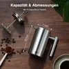VonShef 3 Tassen Kaffeepresse, 350 ml Isolierter Cafetiere Produktbild-Vorschau 6