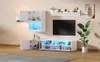 Set da parete TV Sweiko 175x39x34cm con vetrinetta (set Anteprima dell’immagine prodotto 12
