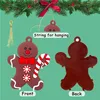 12pcs Christmas Ornaments Lebkuchenmann Weihnachtsschmuck Produktbild-Vorschau 4