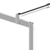 vidaXL Duschwand für Begehbare Dusche mit Klarem ESG-Glas Produktbild-Vorschau 6
