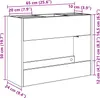 Supporto per Ombrellone Rovere Sonoma 65 x 24 x 50 cm Anteprima dell’immagine prodotto 9