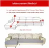 Stretch Samt Sofahusse Sofabezug L-Form Schnittsofa Produktbild-Vorschau 7