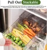 4er-Pack stapelbare Kühlschrank-Organizer-Behälter mit Produktbild-Vorschau 4