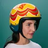Kask Jet Cafe Racer DMD RETRO Candy Yellow Gloss rozmiar M Podgląd zdjęcia produktu 6