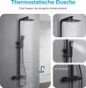 Sprchový systém Heilmetz s termostatem, matná černá, Náhled obrázku produktu 6