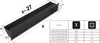Griglia di ventilazione LUFT 6x80 nero Slim Anteprima dell’immagine prodotto 2