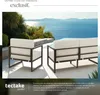 Salon de jardin COMOSA pour 4 personnes - marron/beige Voir les images du produit 4