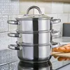 Cooks Professional Dampfgartopf aus Edelstahl, 3 Etagen | Produktbild-Vorschau 8