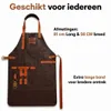 Luxe BBQ Schort en Handschoenen Set van Leer Productafbeelding-voorbeeld 5