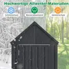 COSTWAY metalen tuinhuis, tuinhuisje voor gereedschap met Productafbeelding-voorbeeld 5