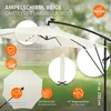 ML-Design Ampelschirm Ø300cm mit LED Solar Beige Alu Produktbild-Vorschau 2