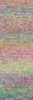 A close-up view of knitted fabric with a variegated color pattern. Produktbild-Vorschau