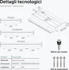 doporro Lavabo da Appoggio Bagno Sospeso Lavandino Anteprima dell’immagine prodotto 7