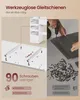 VASAGLE Schminktisch mit Spiegel und Beleuchtung, 10 Produktbild-Vorschau 4