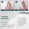 COSTWAY Mülleimer Küche, 60L Mülltrennsystem 2 Fächer, Produktbild-Vorschau 5