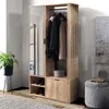 MIRJAN24 Garderobe-Set Milo mit Spiegel und Kleiderstange, Produktbild-Vorschau 4