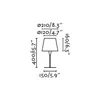 Mini Tischlampe schwarz/rattan SUMBA 64317-71 Produktbild-Vorschau 7