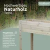 holz4home® Hochbeet inkl. Vlies-, Einlegevlies Naturholz Produktbild-Vorschau 3