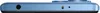 Close-up view of the top edge of a blue smartphone, showing a headphone jack and a microphone. Produktbild-Vorschau