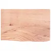 Wandregal Hellbraun 60x40x2 cm Massivholz Eiche Behandelt , Produktbild-Vorschau 2