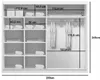 Geräumiger Kleiderschrank mit Spiegel HUGO, Breite 230 cm, Produktbild-Vorschau 2