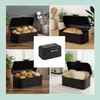 Relaxdays Brotkasten mit Brotbeuel, Brotbox mit Deckel & Produktbild-Vorschau 6