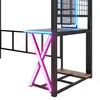 Flieks Lit superposé 90x200cm avec bureau et LED, lit Voir les images du produit 16