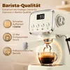 HOMCOM Siebträgermaschine 20 Bar Espressomaschine mit Produktbild-Vorschau 4