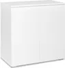 Kommode >Ravenna< in Weiß Matt - 80x80x40cm (BxHxT) Produktbild-Vorschau 1