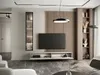 Wohnwand Medienwand Wohnzimmer-Set FIVO 2 kaschmir Produktbild-Vorschau 4