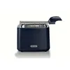 A dark blue Ariete toaster with a chrome warming rack on top, set against a white background. Produktbild-Vorschau
