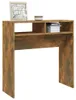 vidaXL Konsolentisch Räuchereiche 78x30x80 cm Holzwerkstoff Produktbild-Vorschau 6