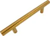Möbelgriff Aurora 96 mm aus gebürstetem Edelstahl in Gold - Produktbild-Vorschau 1