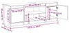 vidaXL: Muebles para televisión, 139,5 x 34 x 50 cm, color Vista previa de la imagen del producto 8