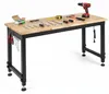 Stół warsztatowy COSTWAY 122 cm do dużych obciążeń, blat z Podgląd zdjęcia produktu 1